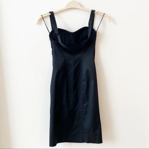 Moschino Black Mini Dress XS Vintage - Picture 4 of 15
